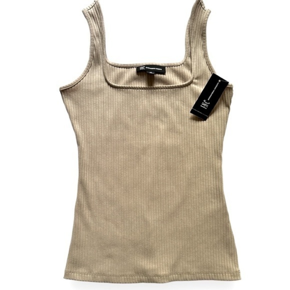INC INTERNATIONAL CONCEPTS RIB SUMMER TOP TANK
